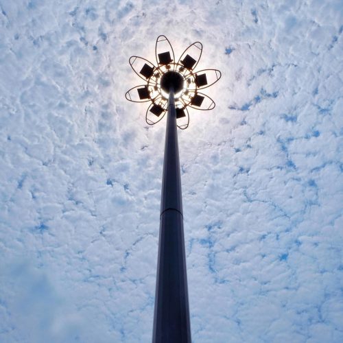 30 m high mast lighting pole