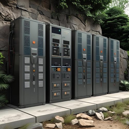 Compact off grid battery bank for solar energy storage