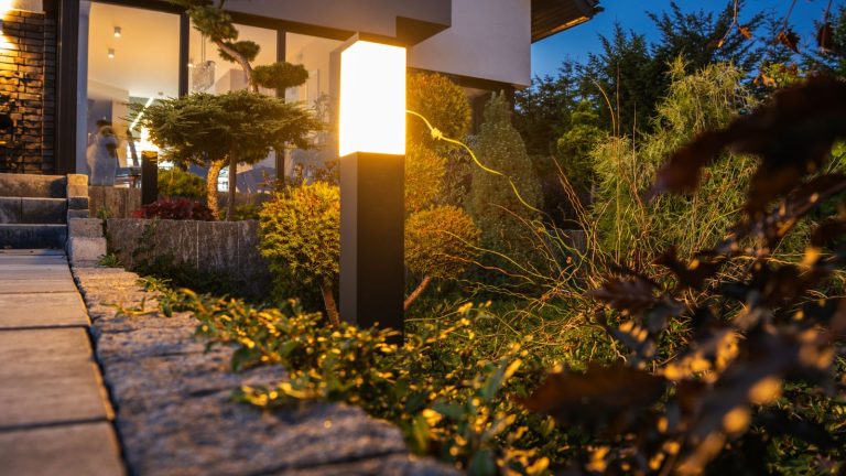 Decorative post top lights enhancing street aesthetics