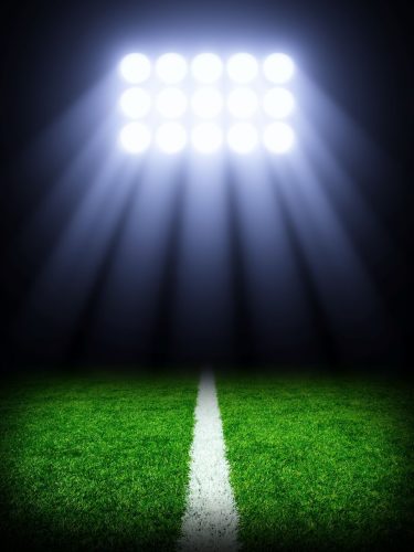 Durable stadium flood lights resistant to weather and dust