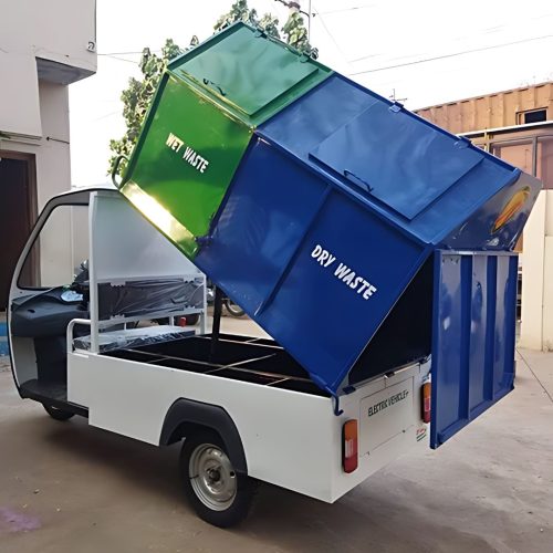 E Rickshaw Mounted Waste Bins 003