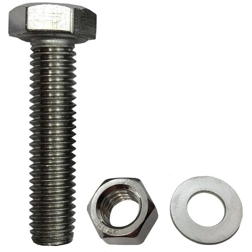 Galvanized hardware nut bolt with rust resistant coating