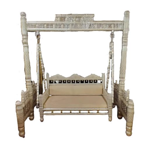 Handcrafted Jhoola swing set for indoor and outdoor relaxation
