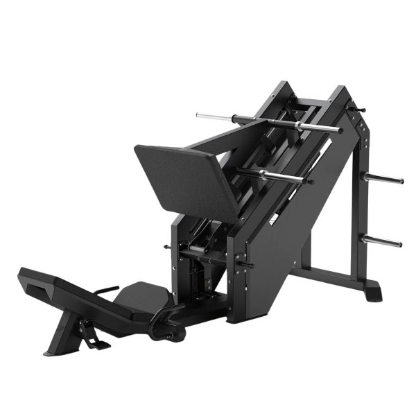 Heavy duty leg press machine for strength training at gym