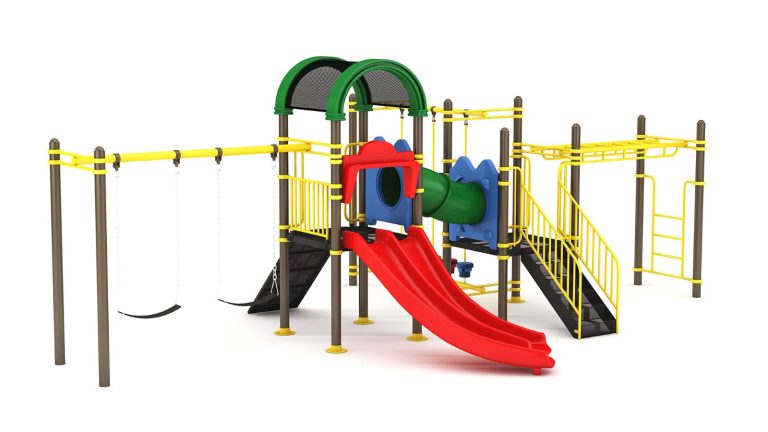 High quality multi play station for parks and public spaces