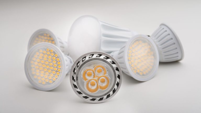 Modern LED sports lighting setup for professional athletic venues