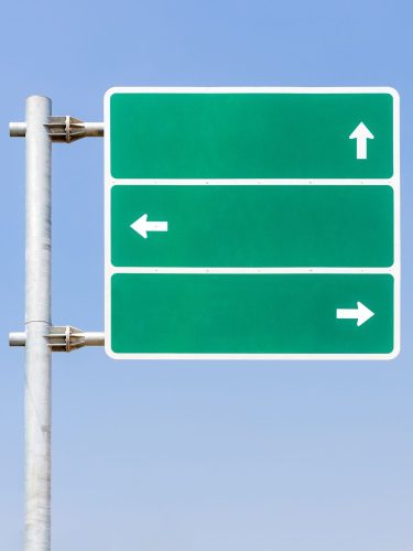 Modern decorative signage pole with LED lights for urban streets
