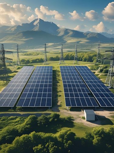 ON Grid solar system without battery bank installed on rooftop