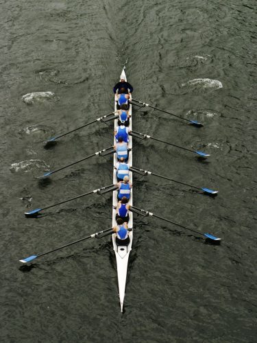 Outdoor rowing setup powered by Triveni Solar systems