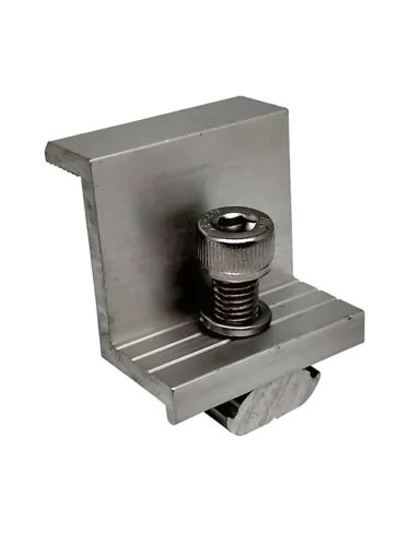 Premium quality end clamp for solar mounting structures
