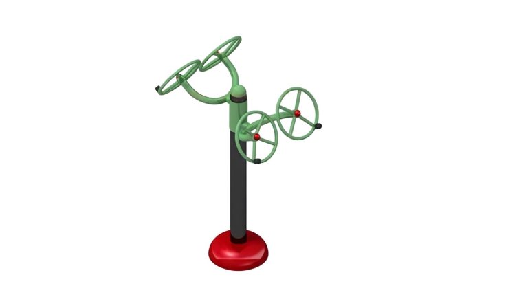 Rust proof shoulder builder machine for public fitness parks
