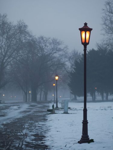 Solar powered post top lights for eco friendly outdoor lighting