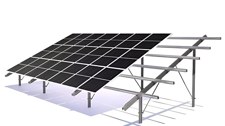 Solar structure C channel 80x40 for rooftop panel mounting