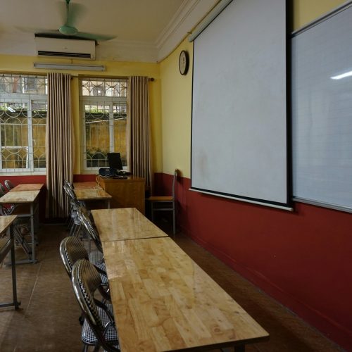 Triveni Solar Digital Classroom with Projector  Smart Board  and Student Desks
