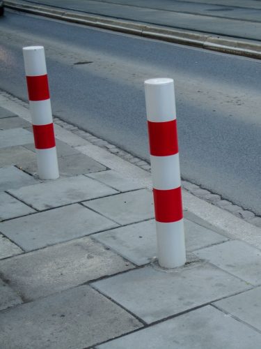 Triveni Solar LED bollard light enhancing outdoor ambiance