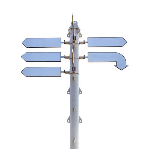 Triveni Solar signage decorative pole showcasing smart city design