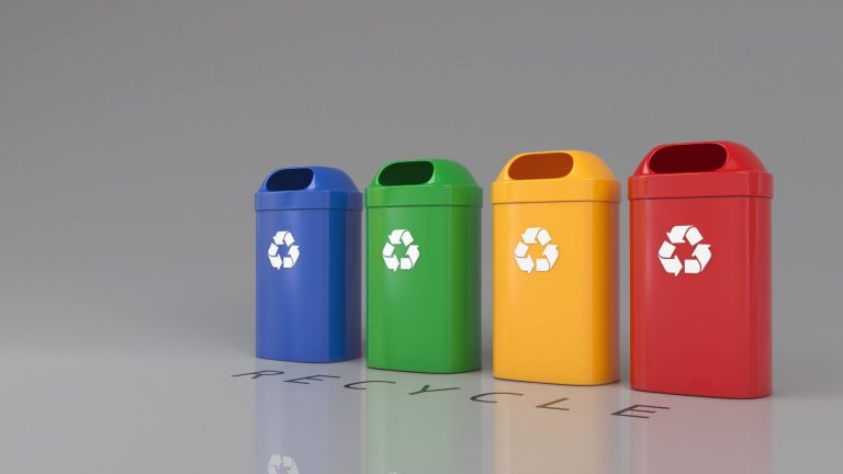 TriveniSolar 1100 Ltr dustbin for municipal waste disposal