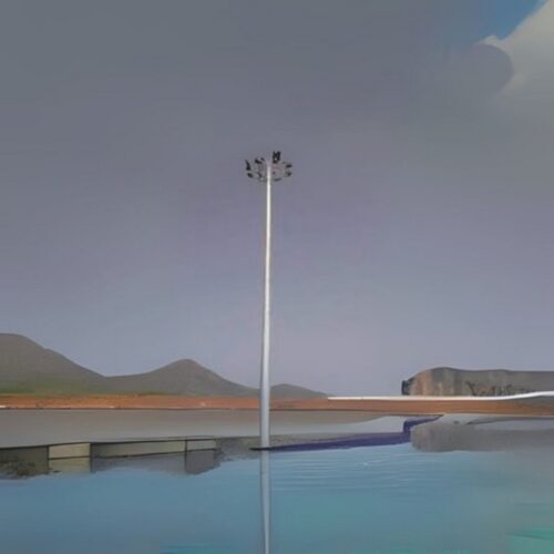12m high mast pole