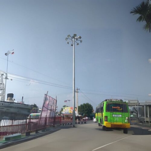 20m high mast pole