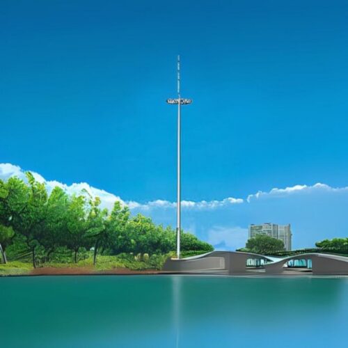 25m high mast pole