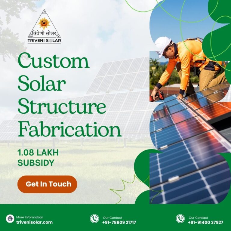 Custom Solar Structure Fabrication