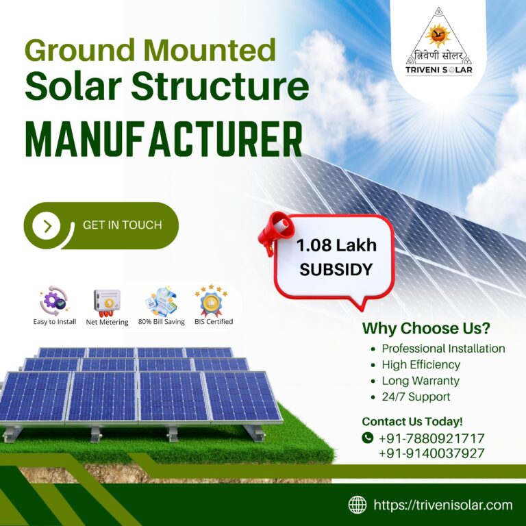 Ground Mounted Solar Structure