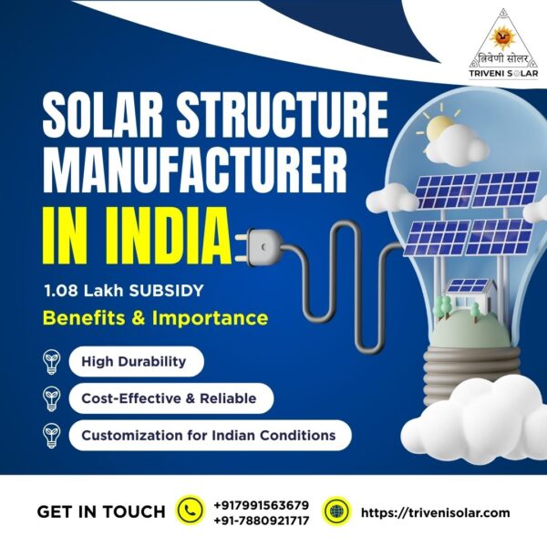 New Solar Structure Manufacturer in India | Govt Approved & Reliable