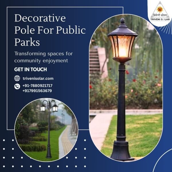 New Decorative Pole for Public Parks | Extra Sustainable & Customizable