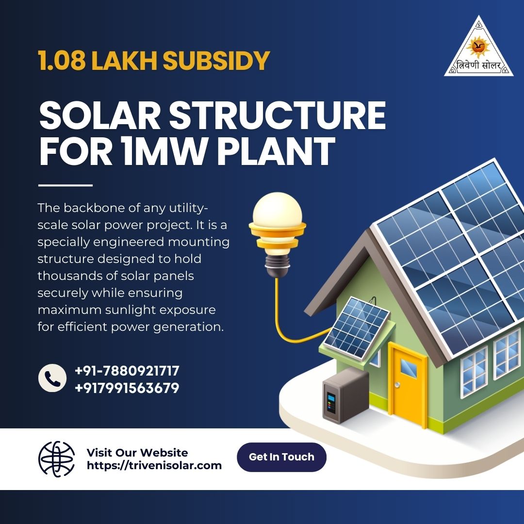 Solar Structure for 1MW