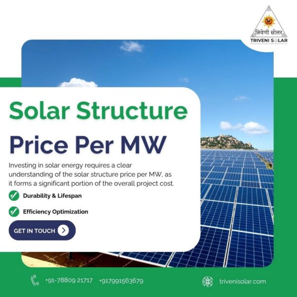 New Solar Structure Price Per MW in India 2025 – Complete Guide