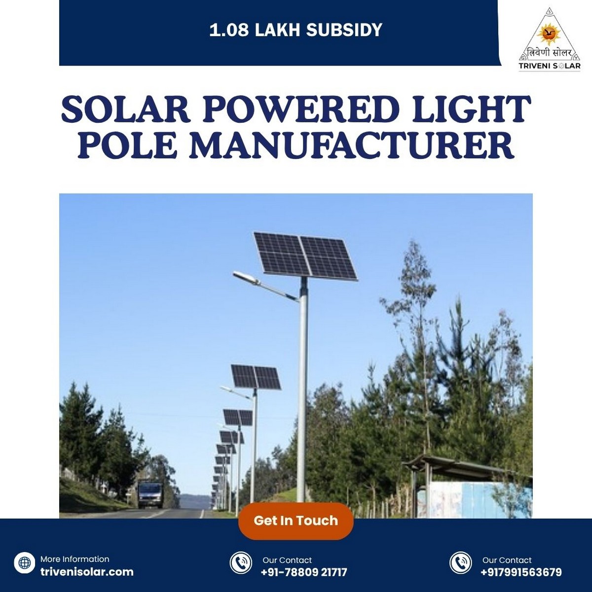 Solar Powerd Light Pole