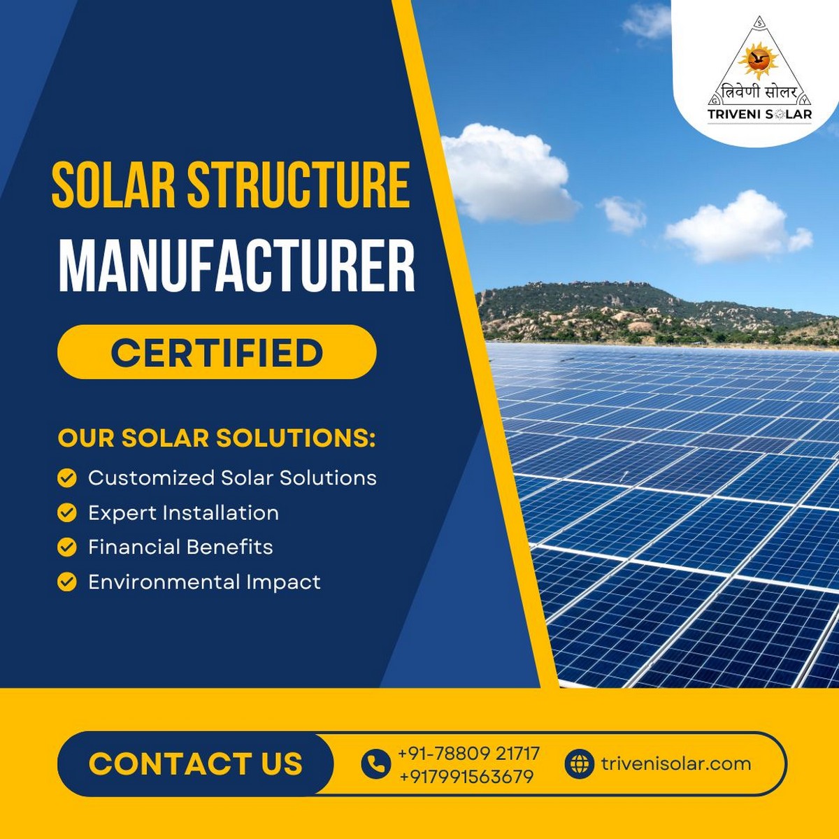 Solar Structure Manufacturer Certified